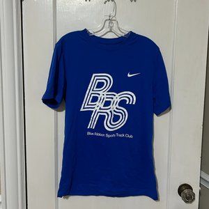 Nike Blue Ribbon Sports Track Club Running Dri-Fit Shirt Blue Men's Small S